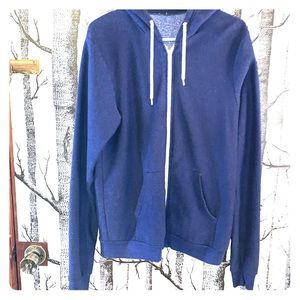 American Apparel blue hoodie EUC